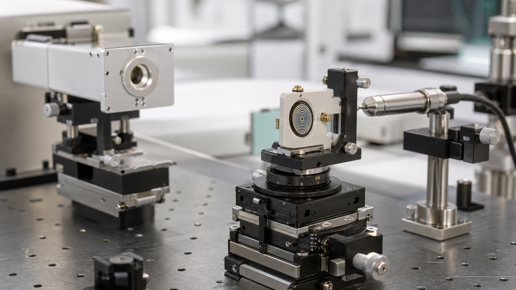 X-ray focusing bench with a diffractive optical element
